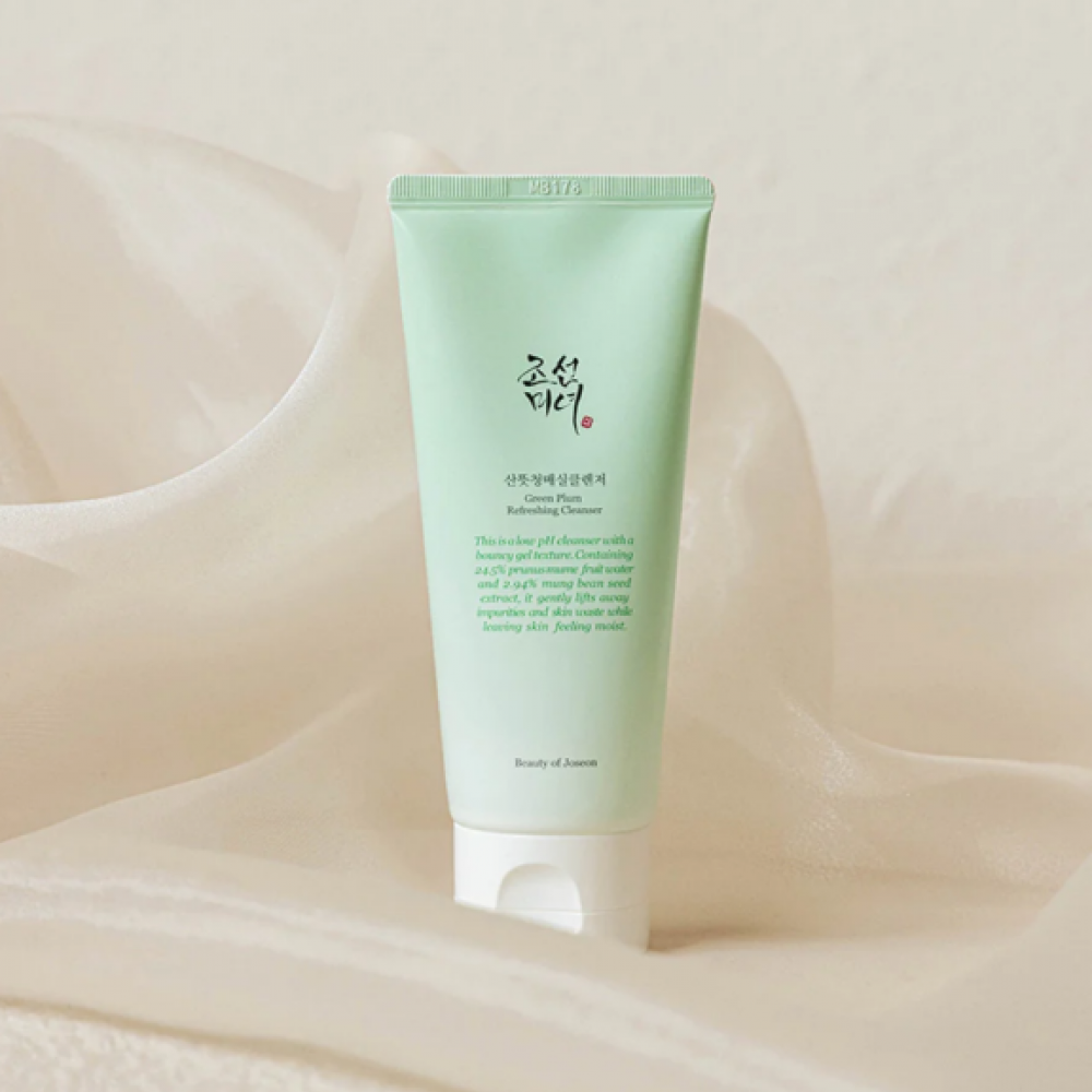 BEAUTY OF JOSEON GREEN PLUM REFRESHING CLEANSER - Απαλός Καθαρισμός με Πράσινο Δαμάσκηνο για Λάμψη & Φρεσκάδα